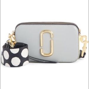 Marc Jacobs Snapshot Leather Rock Grey